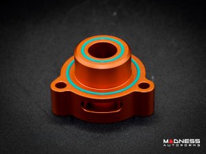 Ford Bronco Blow Off Adapter Plate - 2.3L Turbo - SILA Concepts - Orange